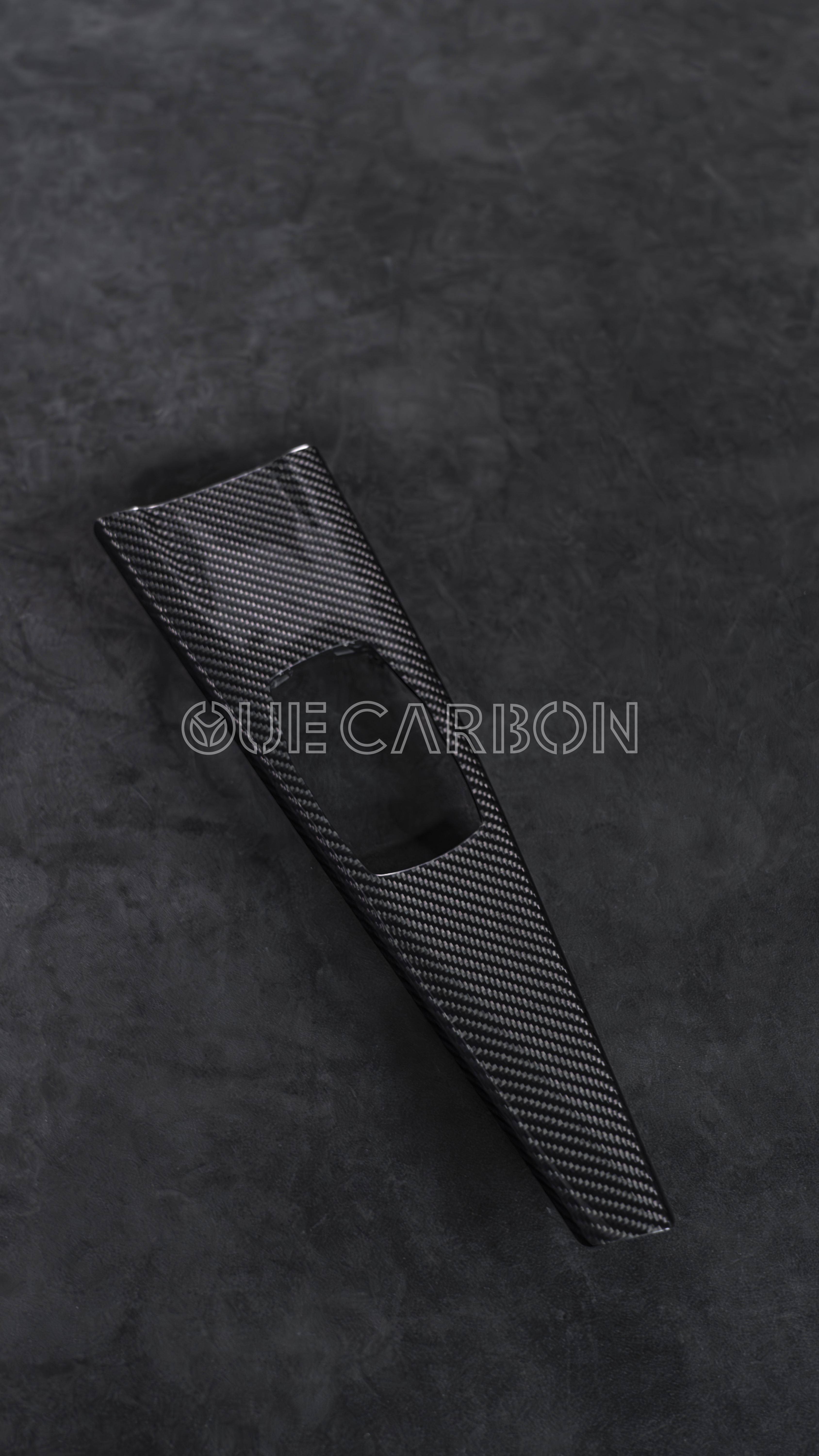 BMW 3 Series Interior Trim Set | Gloss Carbon Fiber with Blue Accent,OUE CARBON FIBER,BMW 3 Series Interior Trim Set | Gloss Carbon Fiber with Blue Accent