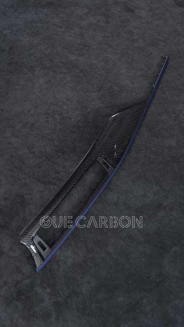 BMW 3 Series Interior Trim Set | Gloss Carbon Fiber with Blue Accent,OUE CARBON FIBER,BMW 3 Series Interior Trim Set | Gloss Carbon Fiber with Blue Accent