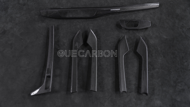Audi A4 Full Carbon Fiber Interior Trim Set | Gloss Finish,OUE CARBON FIBER,Audi A4 Full Carbon Fiber Interior Trim Set | Gloss Finish