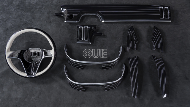 OUE CARBON Maybach Interior Trim | Piano Black & Leather,OUE CARBON FIBER,OUE CARBON Maybach Interior Trim | Piano Black & Leather