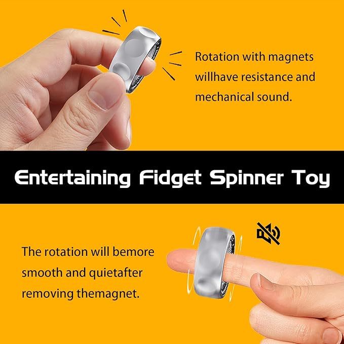 Magnetic ring toy