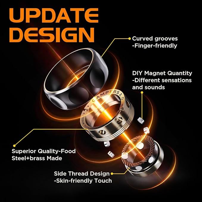 Magnetic ring toy