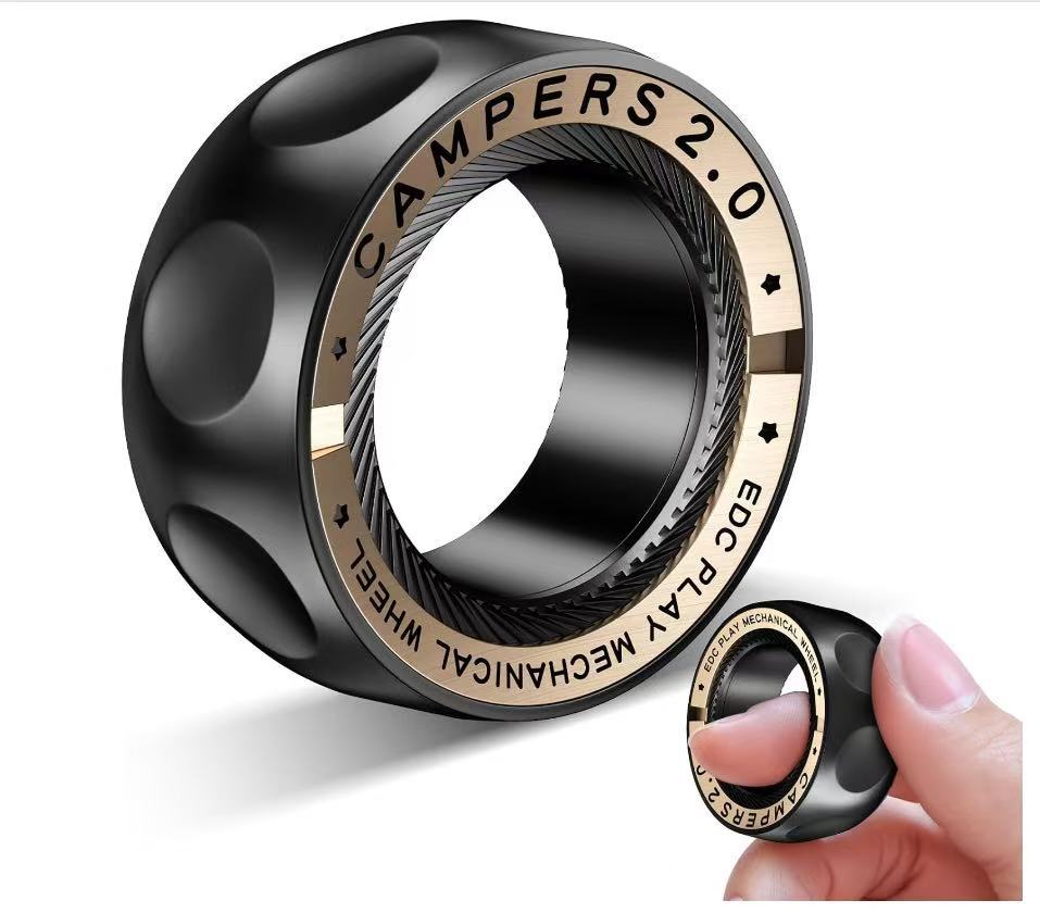 Magnetic ring toy
