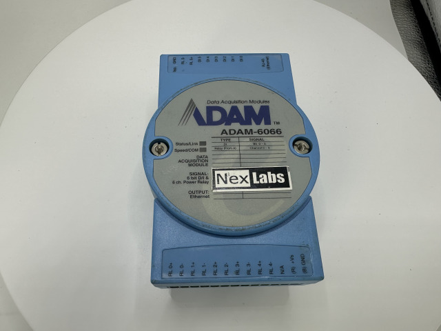 Advantech ADAM-6066-D Ethernet Remote IO 6DI 6 Power Relay Module PN:ADAM-6066-D,NI-Module,Advantech ADAM-6066-D Ethernet Remote IO 6DI 6 Power Relay Module PN:ADAM-6066-D