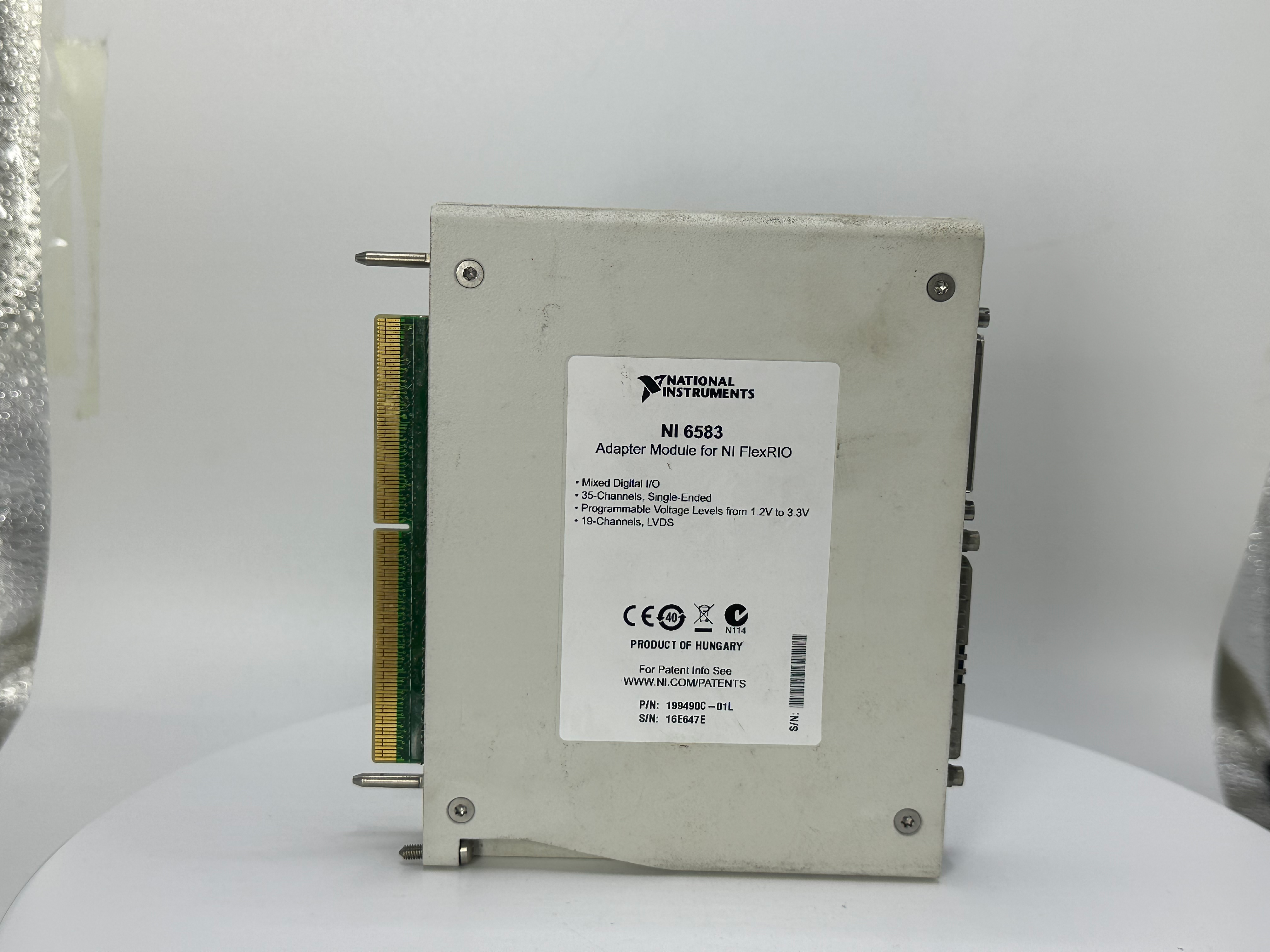 NI-6583 FlexRIO 200MHz Digital I/O Adapter 32SE /16 LVDS PN:781320-01/02,MY SHOP,NI-6583 FlexRIO 200MHz Digital I/O Adapter 32SE /16 LVDS PN:781320-01/02