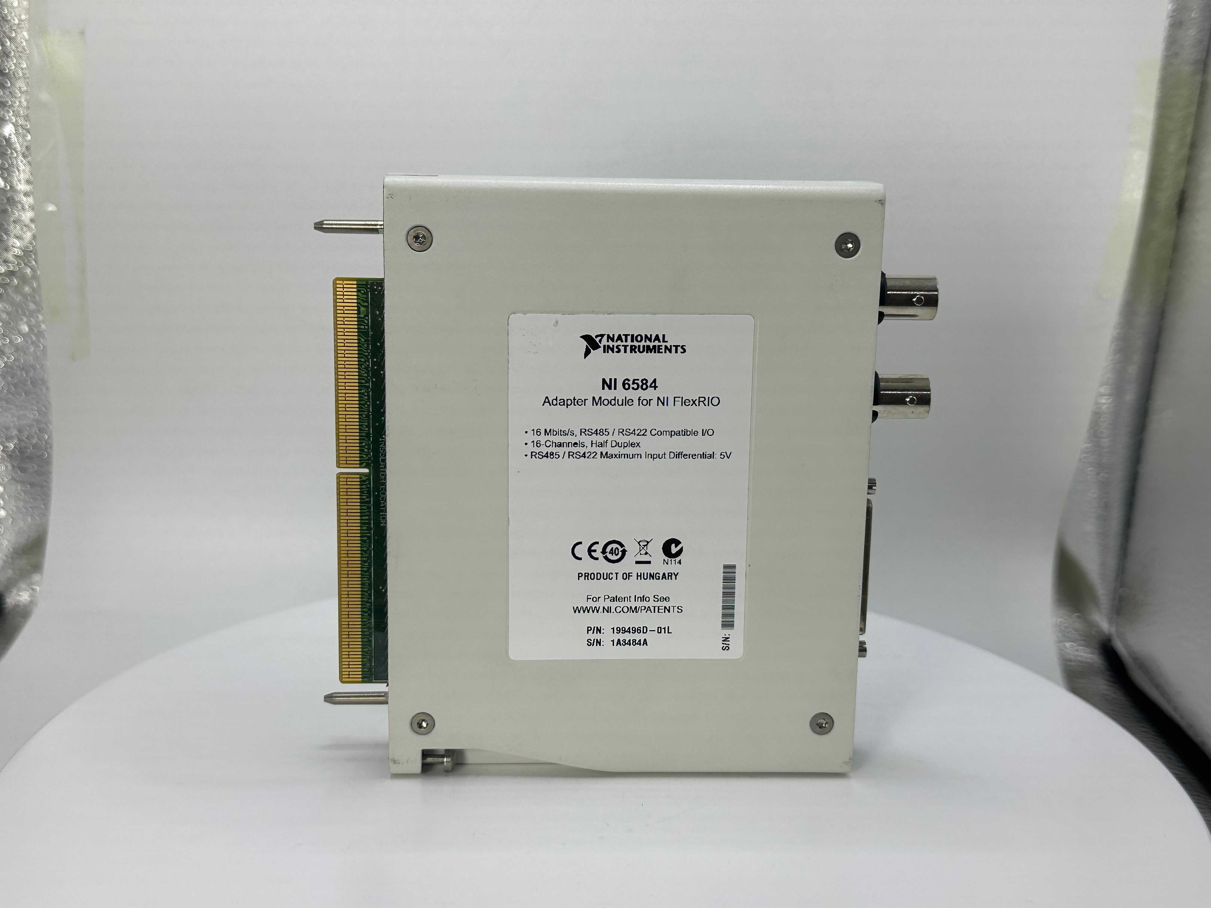 NI-6584 FlexRIO RS422/RS485 16-Ch Differential Digital I/O Adapter PN:781290-01/02/03,MY SHOP,NI-6584 FlexRIO RS422/RS485 16-Ch Differential Digital I/O Adapter PN:781290-01/02/03