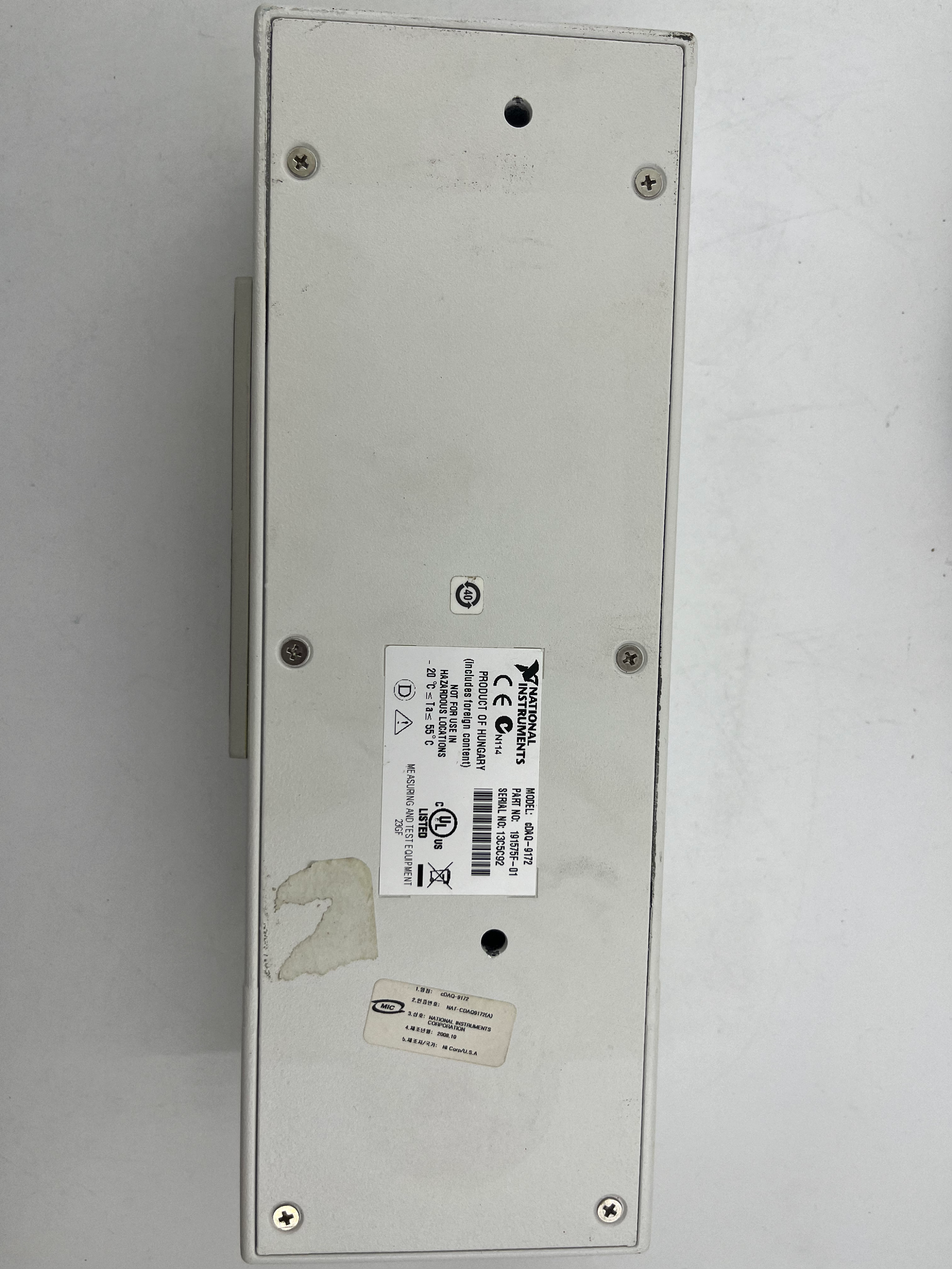 NI cDAQ-9172 8-Slot Hi-Speed USB 2.0 CompactDAQ C Series Chassis PN:779508-01,MY SHOP,NI cDAQ-9172 8-Slot Hi-Speed USB 2.0 CompactDAQ C Series Chassis PN:779508-01