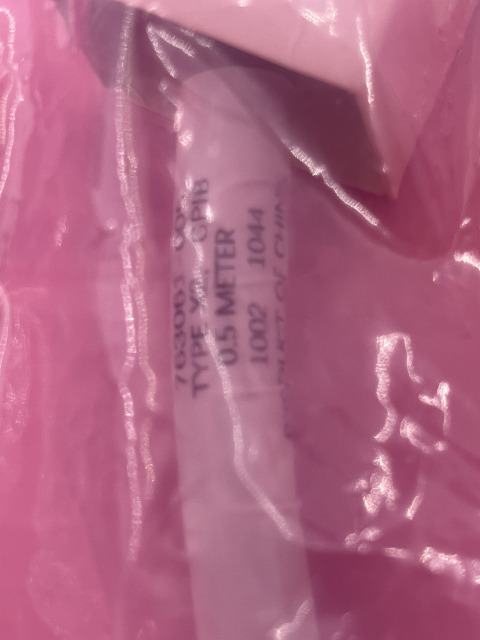NI Type X2 Double-Shielded Stackable GPIB Cable 0.5m PN:763061-005,NI-Module,NI Type X2 Double-Shielded Stackable GPIB Cable 0.5m PN:763061-005