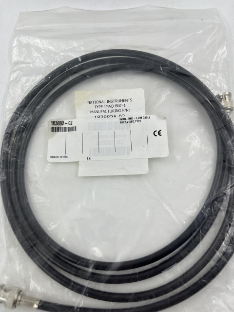 NI IMAQ-BNC-1 Coaxial Camera Cable 2m PN:183882-02,NI-Module,NI IMAQ-BNC-1 Coaxial Camera Cable 2m PN:183882-02
