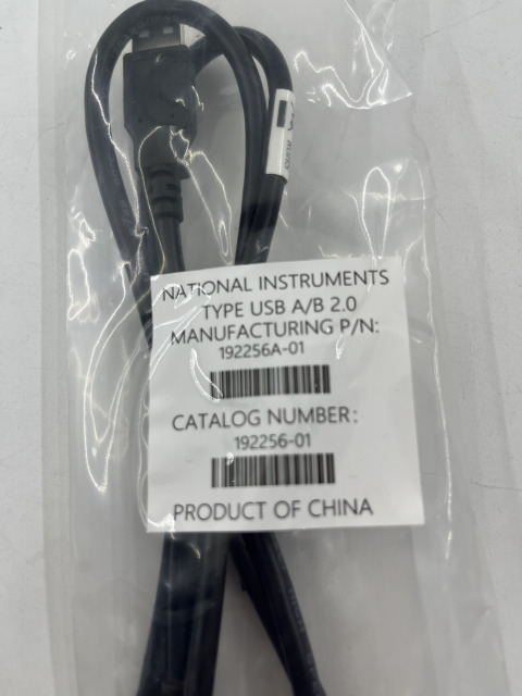 NI Catalog Number 192256-01 USB 2.0 Type A to B 1m Test Equipment Cable PN:192256A-01,NI-Module,NI Catalog Number 192256-01 USB 2.0 Type A to B 1m Test Equipment Cable PN:192256A-01