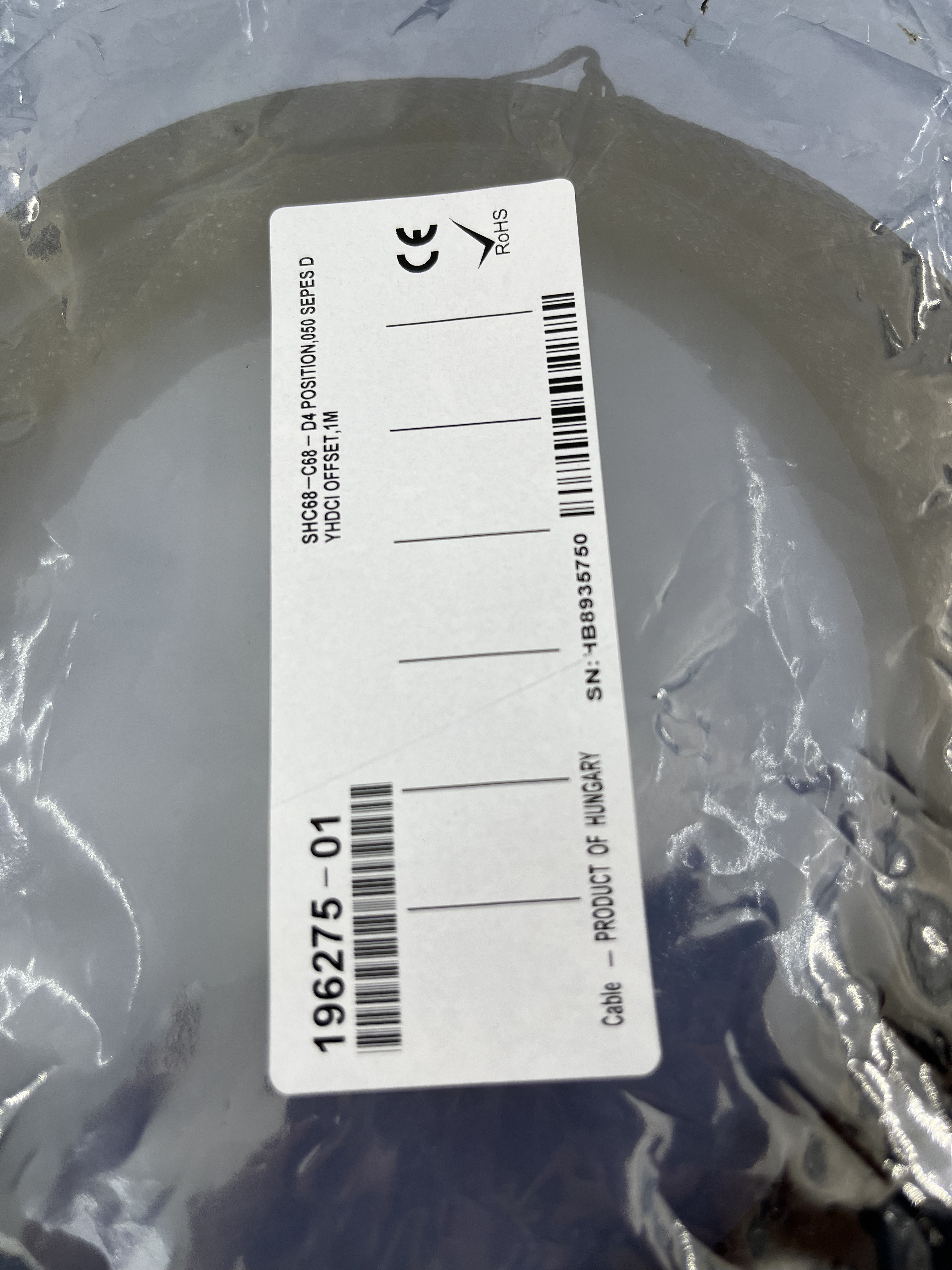 NI SHC68-C68-D4 1m 50Ω Shielded VHDCI Digital Cable PN:196275-01,NI-Module,NI SHC68-C68-D4 1m 50Ω Shielded VHDCI Digital Cable PN:196275-01