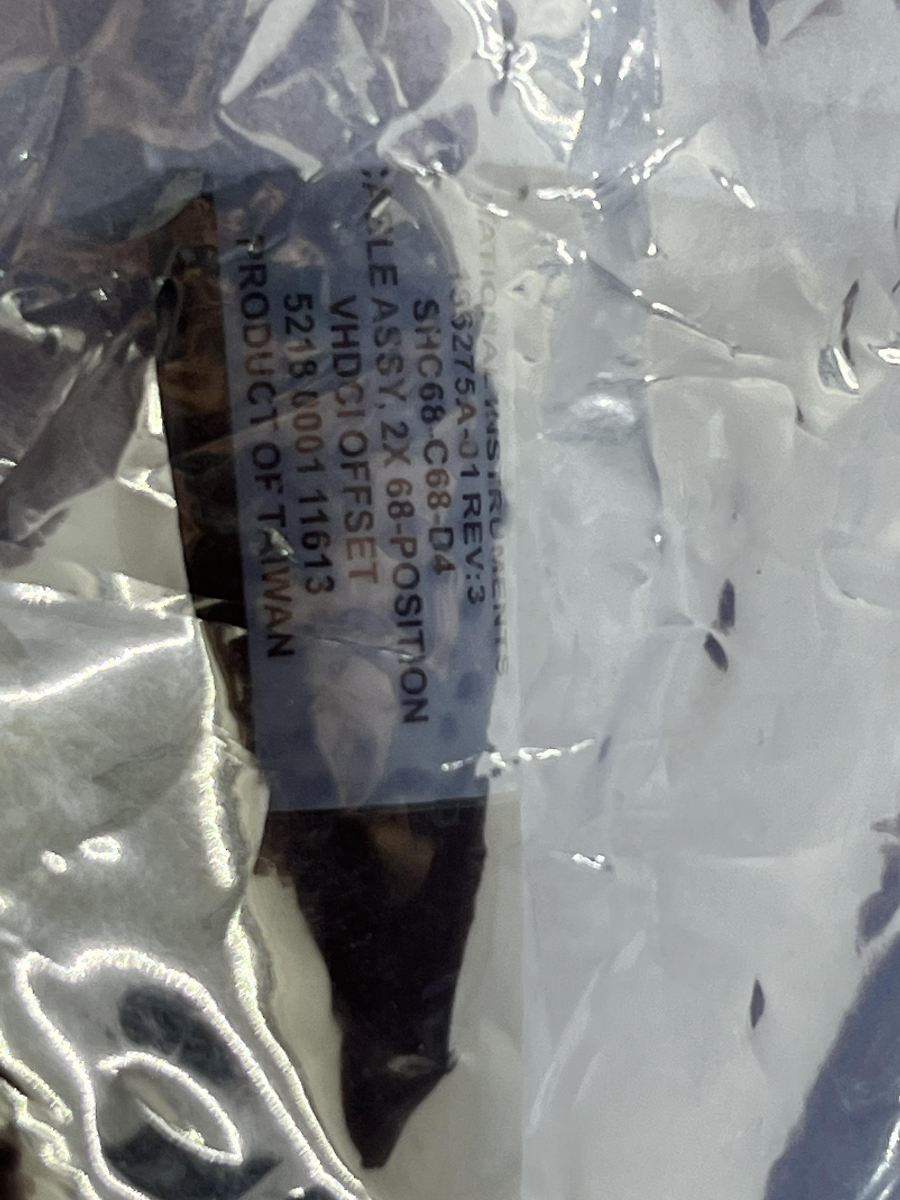 NI SHC68-C68-D4 1m 50Ω Shielded VHDCI Digital Cable PN:196275-01,NI-Module,NI SHC68-C68-D4 1m 50Ω Shielded VHDCI Digital Cable PN:196275-01