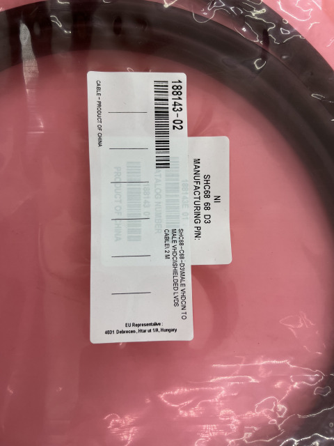 NI SHC68-C68-D3 Double-Shielded LVDS VHDCI Cable 2m PN:188143-02,NI-Module,NI SHC68-C68-D3 Double-Shielded LVDS VHDCI Cable 2m PN:188143-02