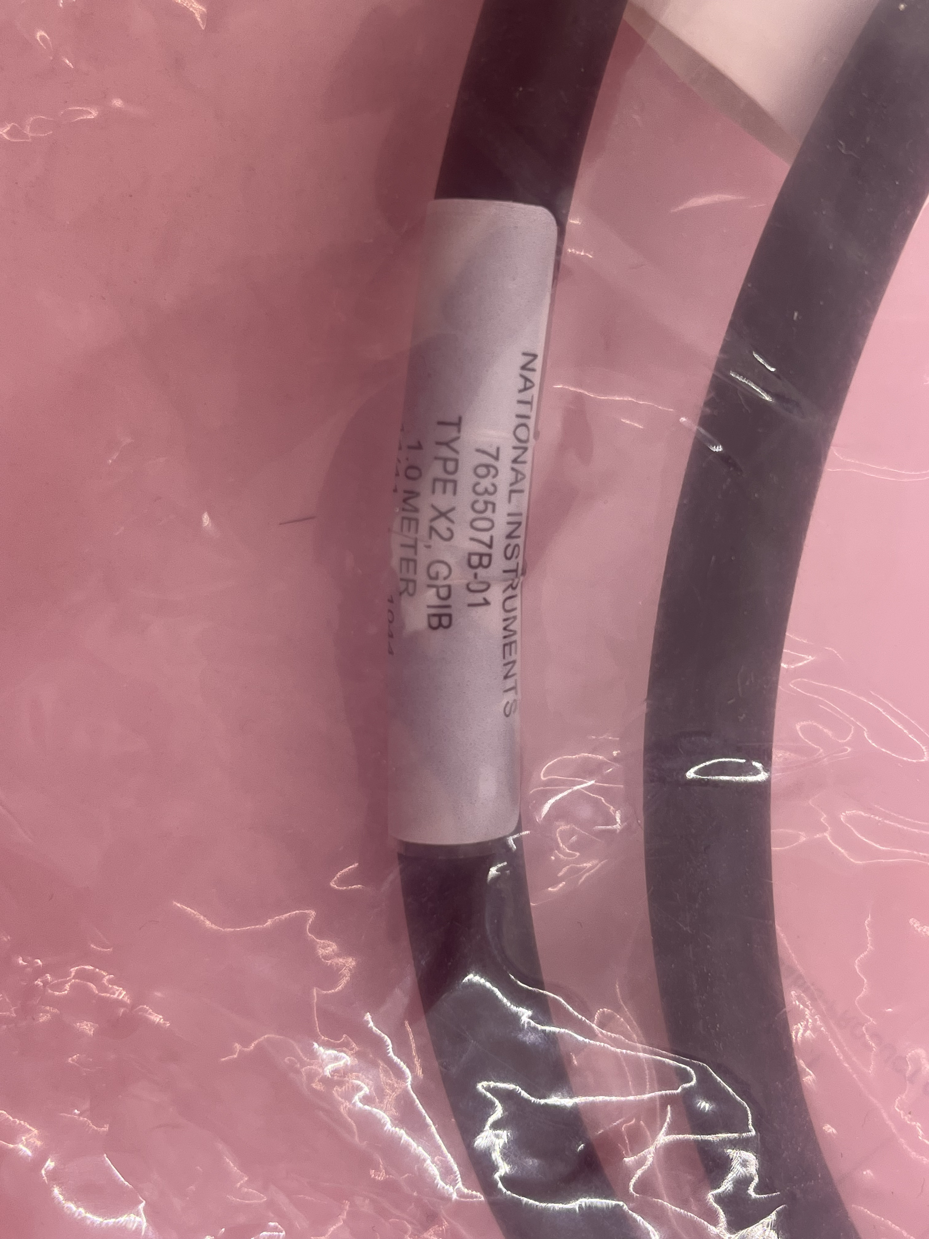NI Cable Assy 763061-01 X2 Double-Shielded 1m Stackable GPIB Cable PN:763061-01,NI-Module,NI Cable Assy 763061-01 X2 Double-Shielded 1m Stackable GPIB Cable PN:763061-01