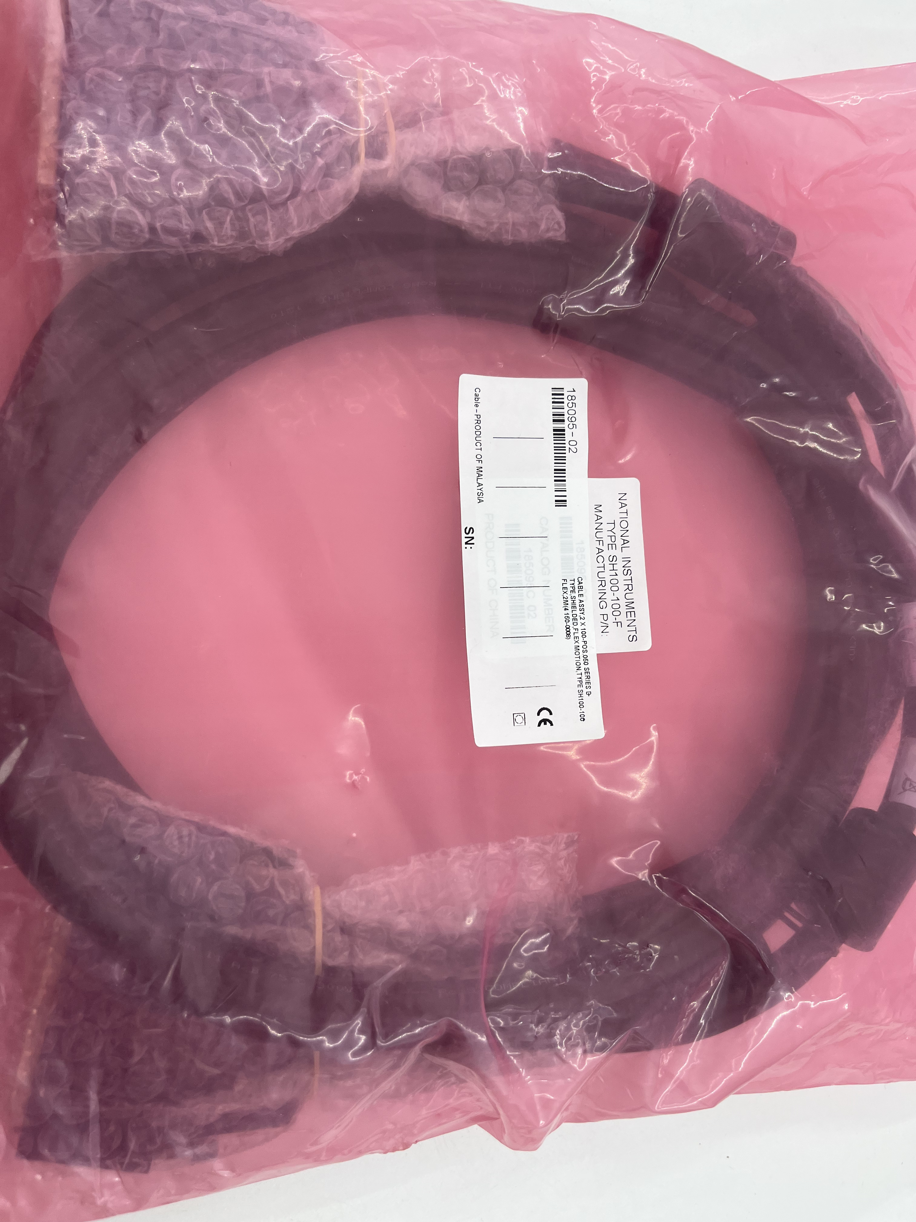 NI Cable Assy 185095-02 SH100M-100M 2m Shielded 100-Pin DAQ Cable PN:185095-02,NI-Module,NI Cable Assy 185095-02 SH100M-100M 2m Shielded 100-Pin DAQ Cable PN:185095-02