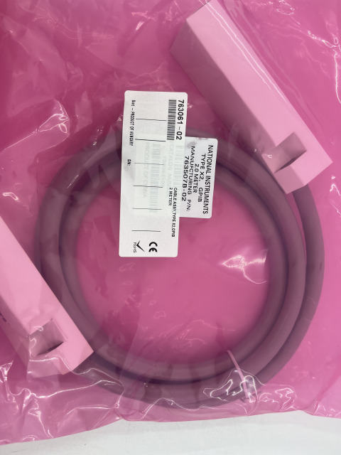 NI Cable Assy 763061-02 X2 Double-Shielded 2m Stackable IEEE488 GPIB Cable PN:763061-02,NI-Module,NI Cable Assy 763061-02 X2 Double-Shielded 2m Stackable IEEE488 GPIB Cable PN:763061-02