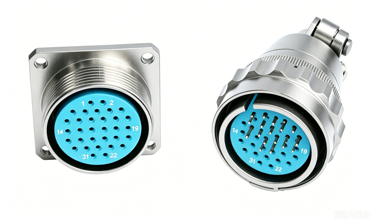 Y2PX series circular electrical connector,32PIN,Y2PX-30J32Q | Y2PX-30K32A