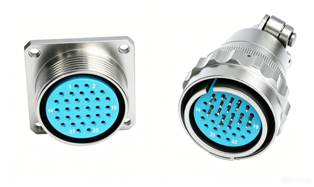 Y2PX series circular electrical connector,32PIN,Y2PX-30J32Q | Y2PX-30K32A