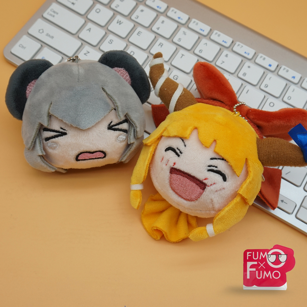 Head Plush Keychains: Suika Ibuki & Nazrin