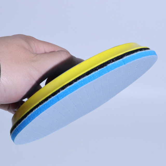 6-inch Blue Perforated Foam Abrasive Pad
