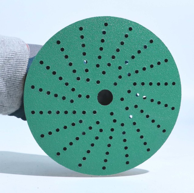 6-inch Green Polyester Film Sanding Disc