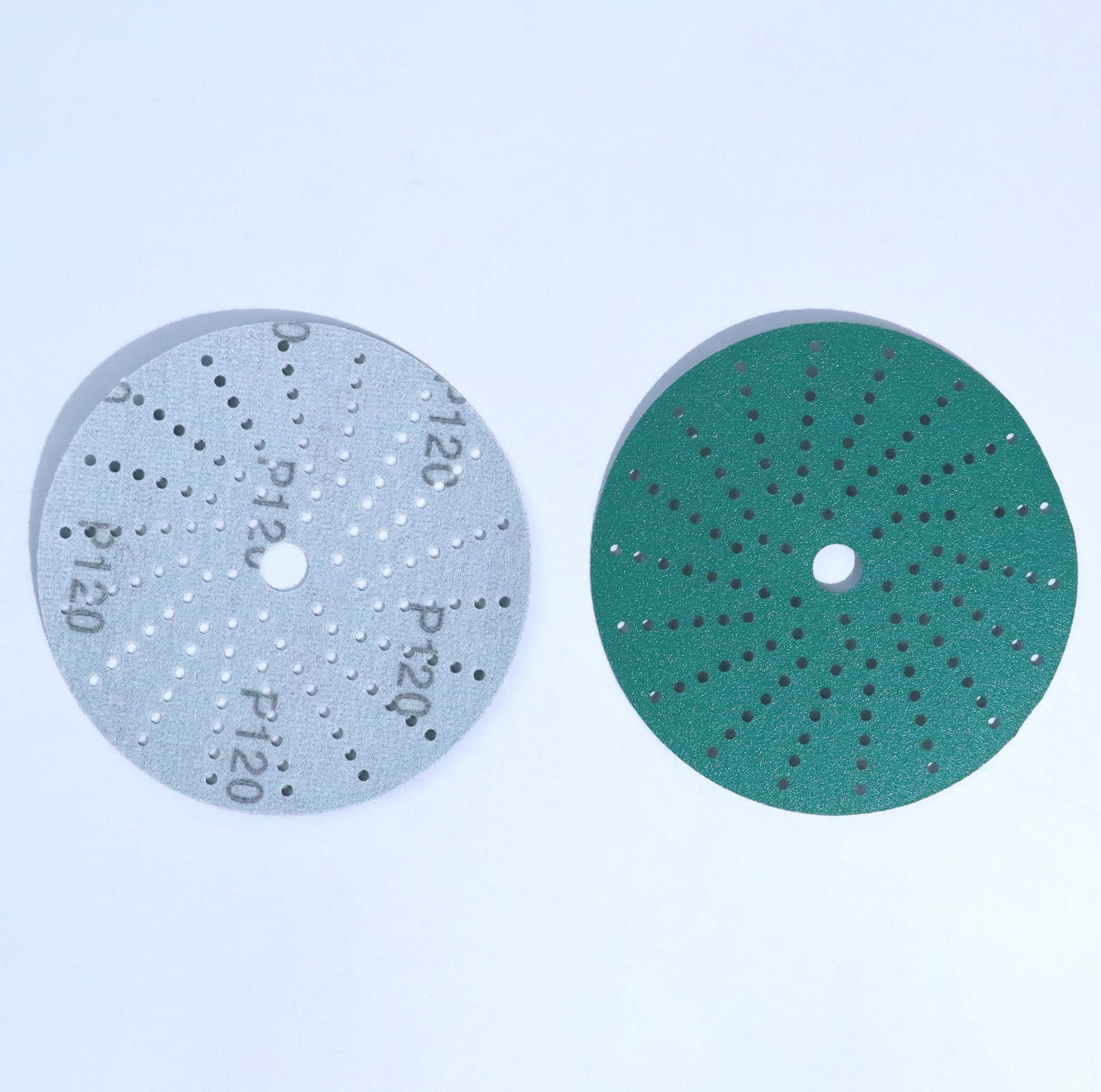 6-inch Green Polyester Film Sanding Disc