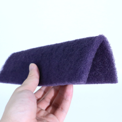 Purple industrial scouring pad
