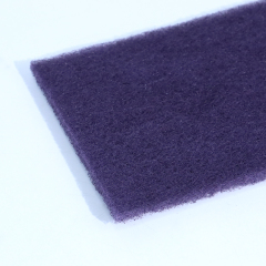 Purple industrial scouring pad