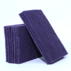 Purple industrial scouring pad