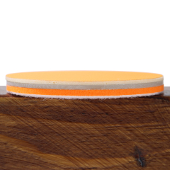 Orange trizact sanding disc