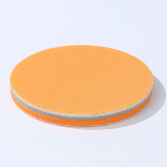 Orange trizact sanding disc