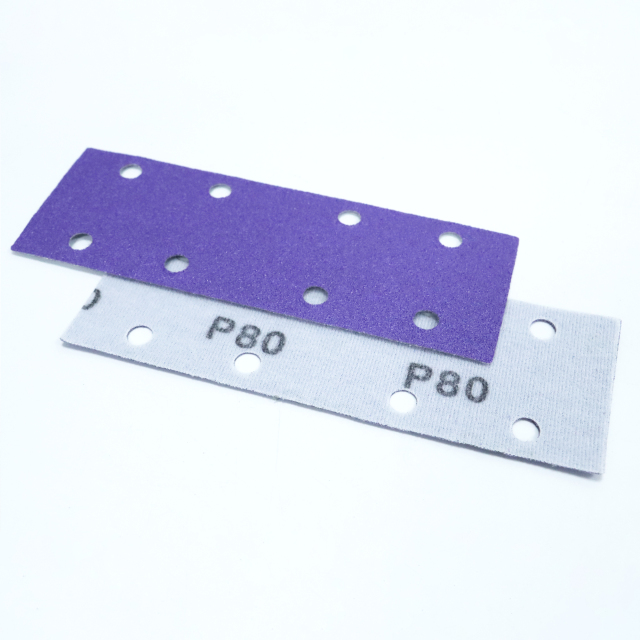 Hook and loop sandpaper