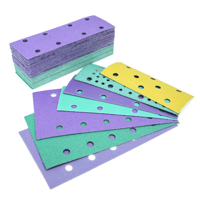 Hook and loop sandpaper