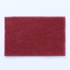 Thin Red Non-Woven Scouring Pad