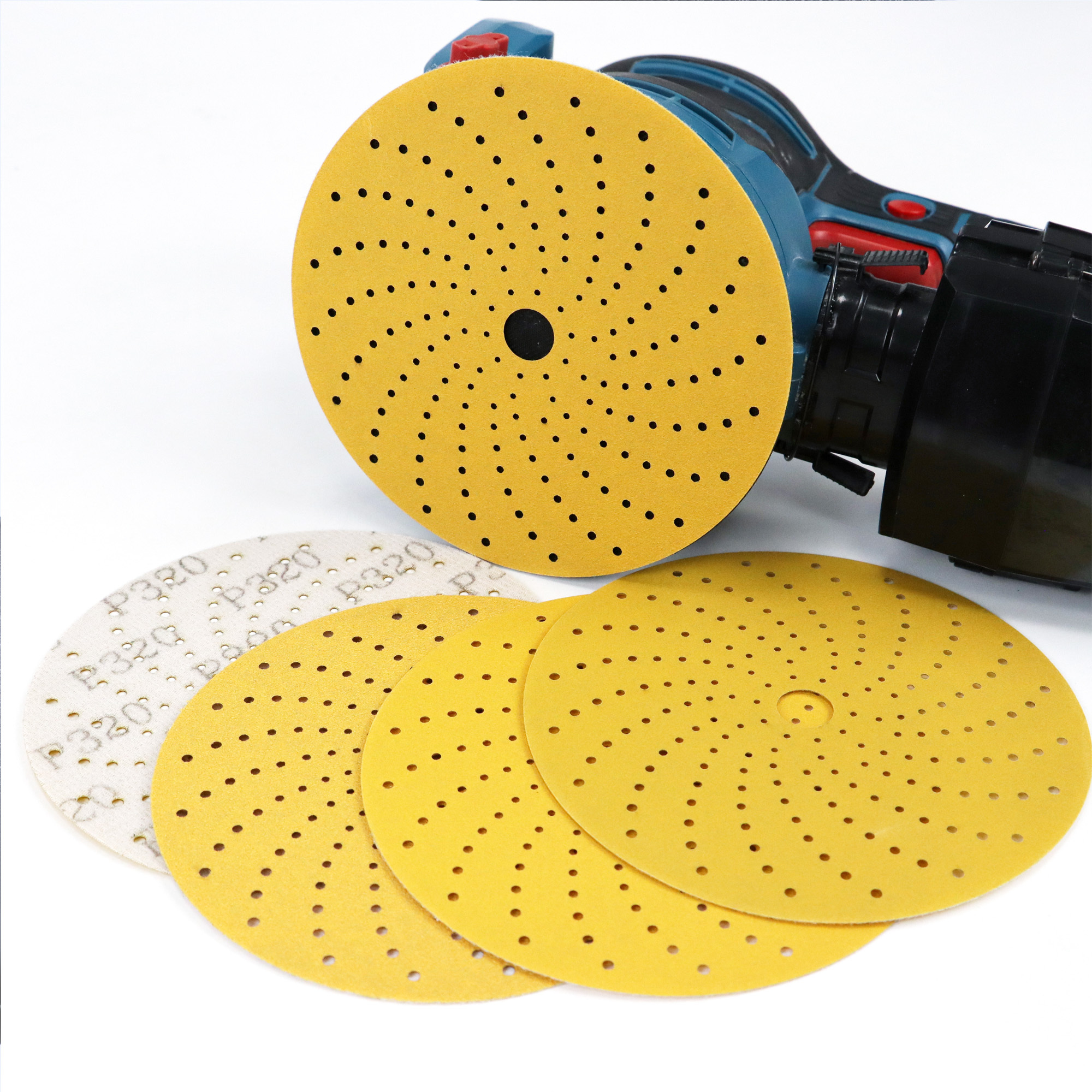 Yellow cyclone Hook & Loop Sanding Disc
