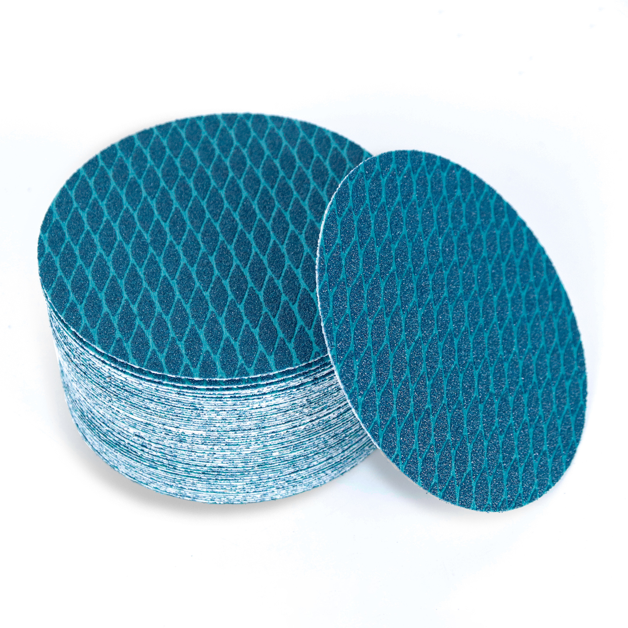 Blue Pattern Sanding Discs