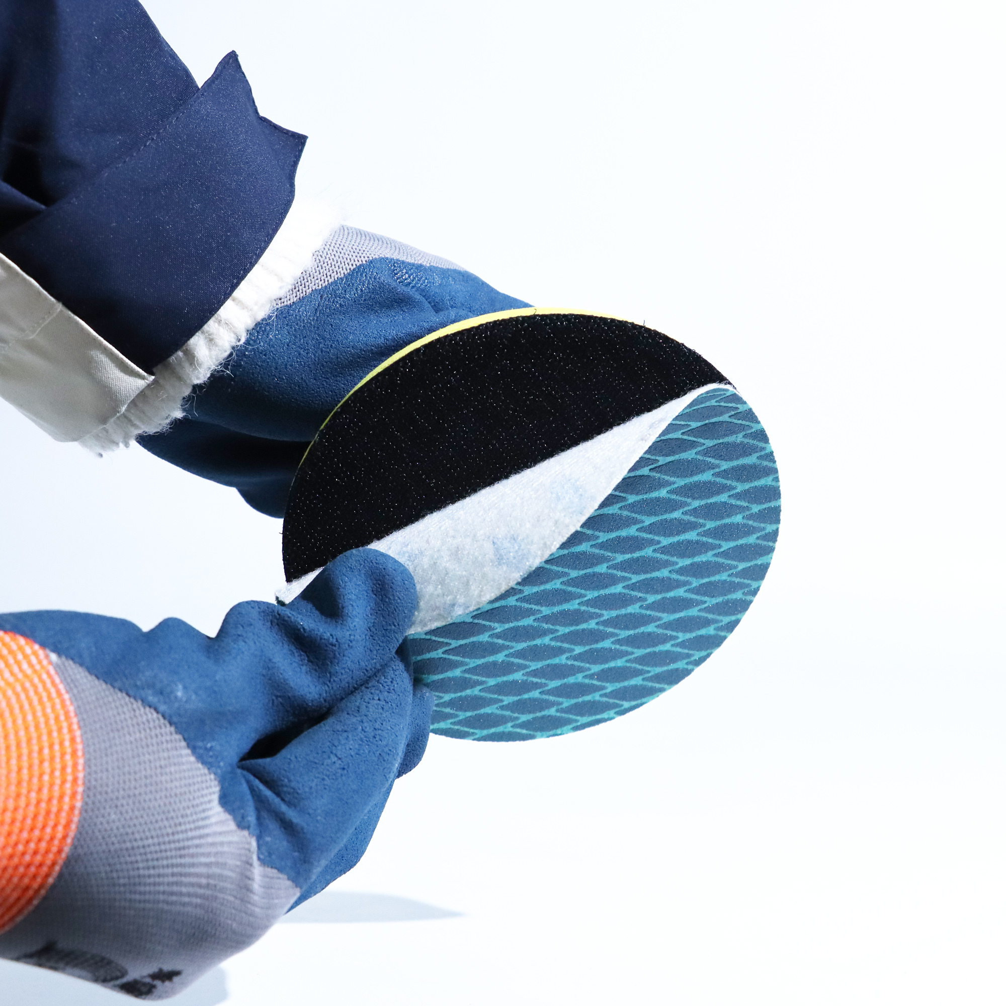 Blue Pattern Sanding Discs
