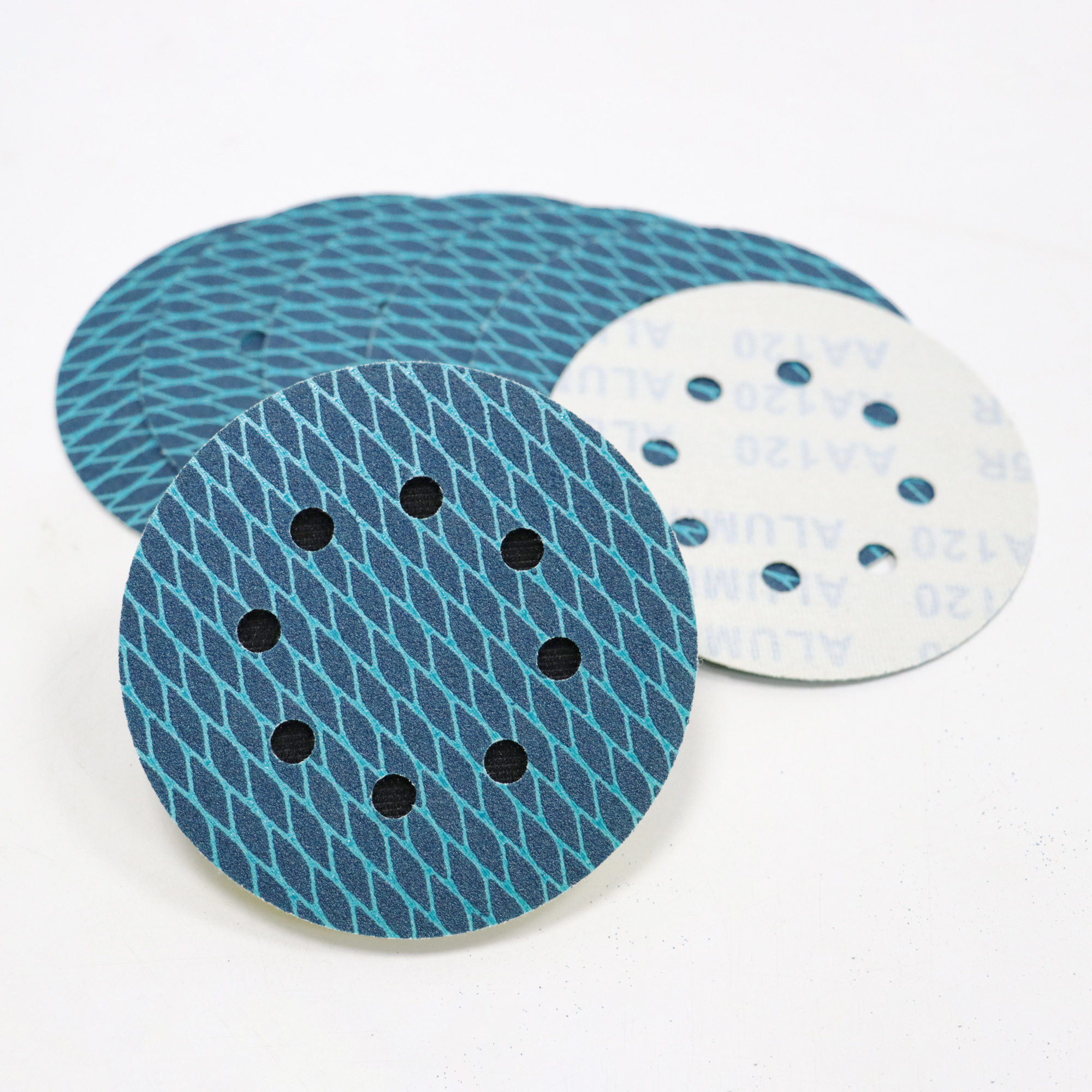 Blue Pattern Sanding Discs