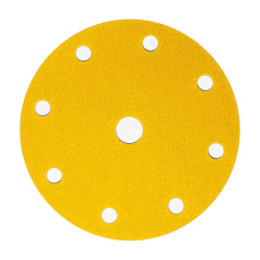 Aozhong 6-Inch P120 9-Hole Yellow Sanding Disc for Automotive and Wood Sanding,Aozhong 6-Inch P120 9-Hole Yellow Sanding Disc for Automotive and Wood Sanding