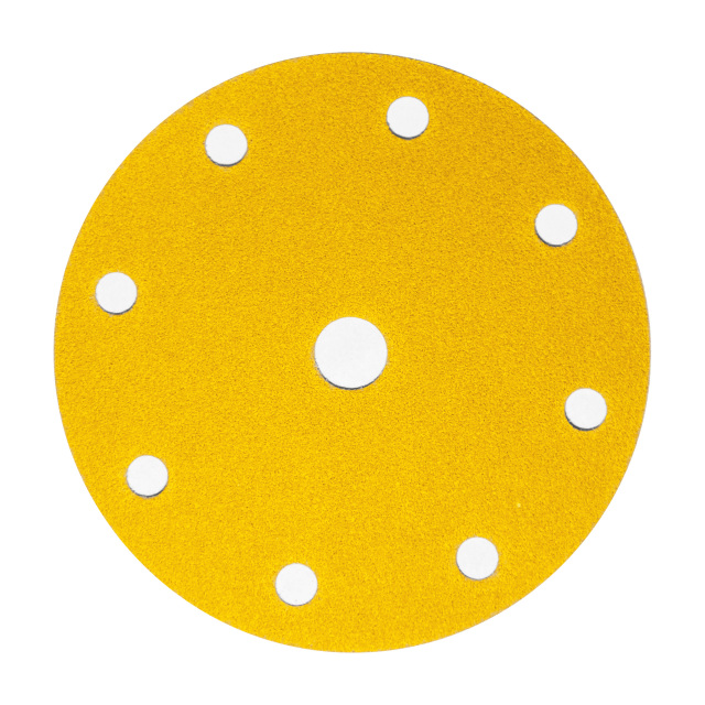 Aozhong 6-Inch P120 9-Hole Yellow Sanding Disc for Automotive and Wood Sanding,Aozhong 6-Inch P120 9-Hole Yellow Sanding Disc for Automotive and Wood Sanding