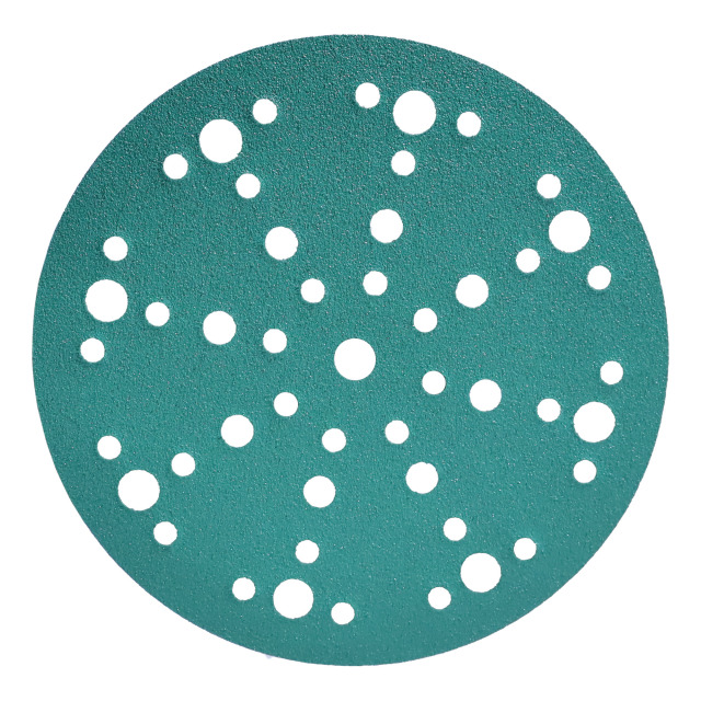 150mm P120 49-Hole Film Sanding Disc,150mm P120 49-Hole Film Sanding Disc