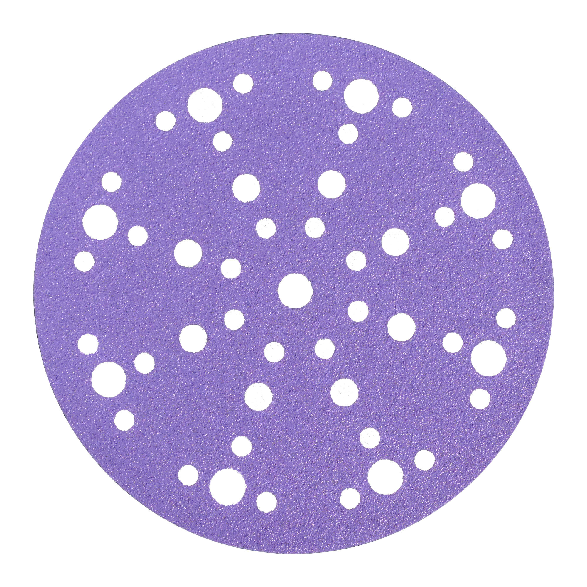 6 inch 41-Hole Purple Ceramic Polyester Sanding Disc P80,6 inch 41-Hole Purple Ceramic Polyester Sanding Disc P80