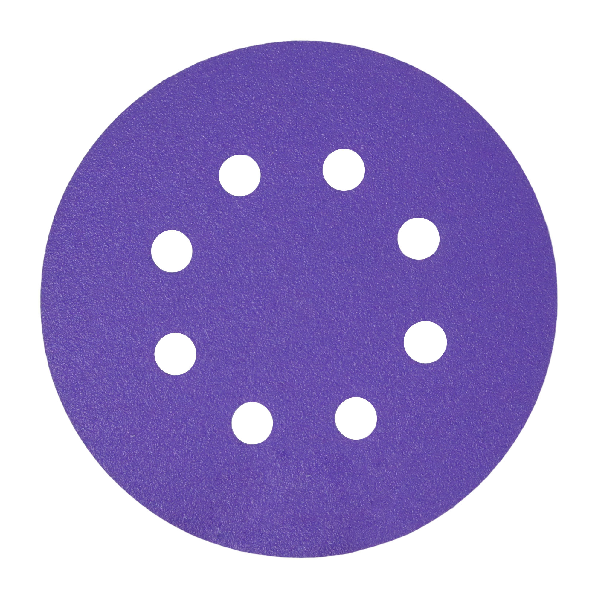 8-Hole Purple Ceramic Polyester Sanding Disc P320,8-Hole Purple Ceramic Polyester Sanding Disc P320