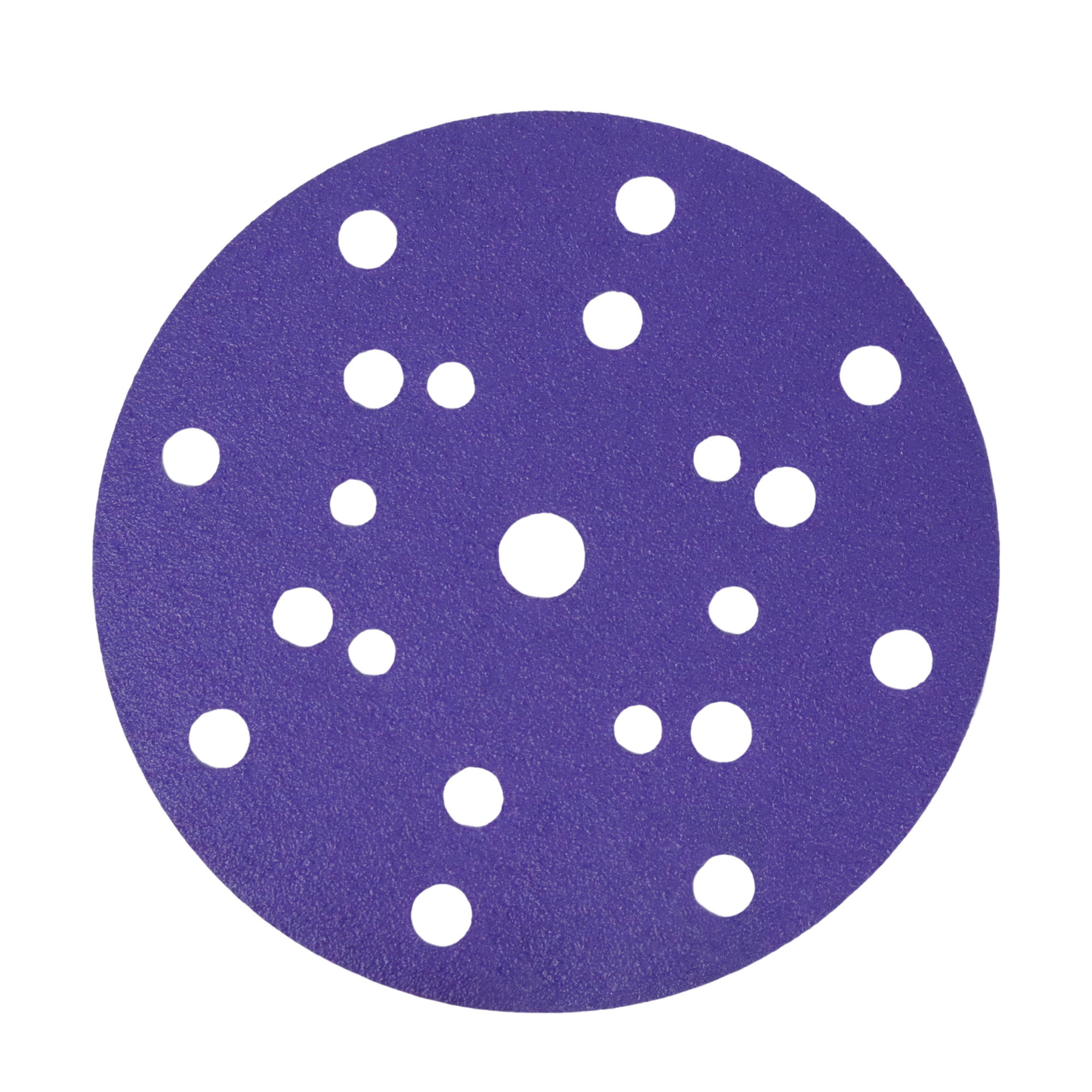 6 inch Custom-Punched Purple Ceramic Polyester Sanding Disc P120 for Metal,6 inch Custom-Punched Purple Ceramic Polyester Sanding Disc P120 for Metal
