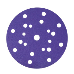 6 inch Custom-Punched Purple Ceramic Polyester Sanding Disc P120 for Metal,6 inch Custom-Punched Purple Ceramic Polyester Sanding Disc P120 for Metal