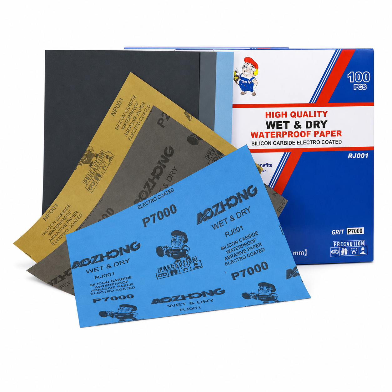 AoZhong 9*11" Wet&Dry Sandpaper 40 Grit to 6000 Grit,AoZhong 9*11" Wet&Dry Sandpaper 40 Grit to 6000 Grit