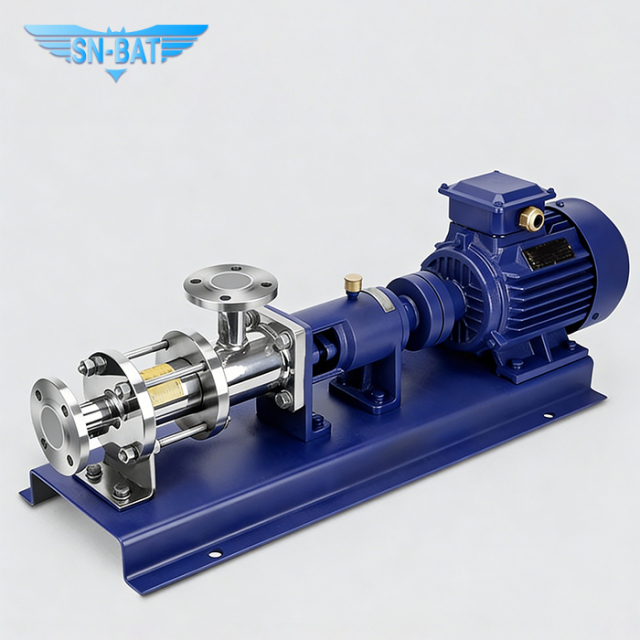 Bomba de parafuso em aço inoxidável