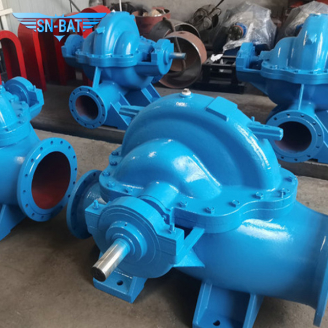 단단식 복흡입 원심 펌프