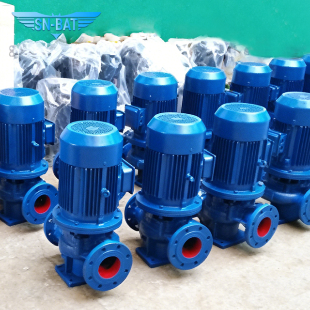 Bomba centrífuga vertical en línea