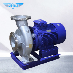 Bomba de tubería horizontal